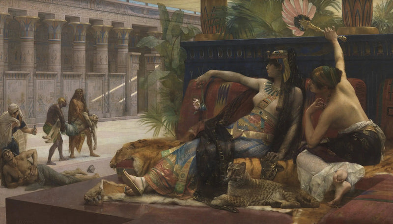 Cleópatra impõe venenos aos condenados à morte - Alexandre Cabanel
