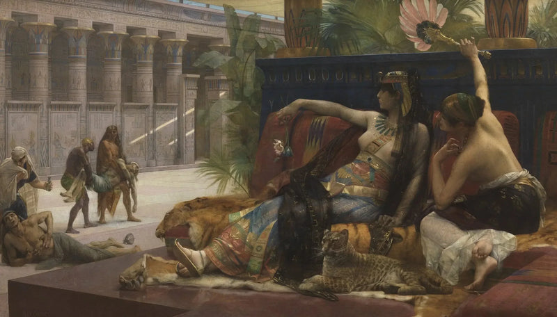 Cleópatra impõe venenos aos condenados à morte - Alexandre Cabanel