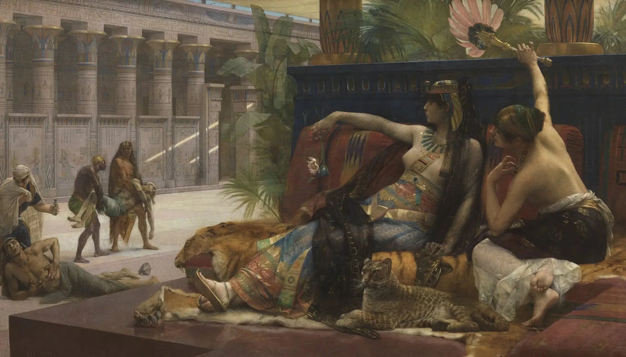 Cleópatra impõe venenos aos condenados à morte - Alexandre Cabanel