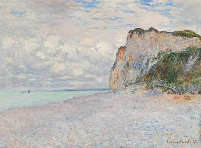 Penhascos perto de Dieppe - Claude Monet
