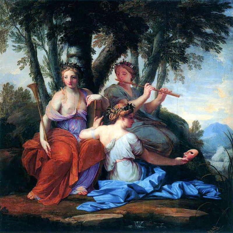 Clio, Euterpe e Thalia - Eustache Le Sueur