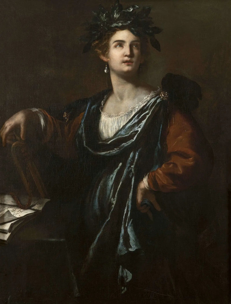 Clio, musa da História - Artemisia Gentileschi