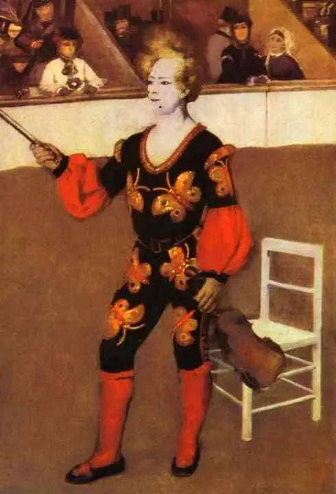 Palhaço no circo - Pierre-Auguste Renoir