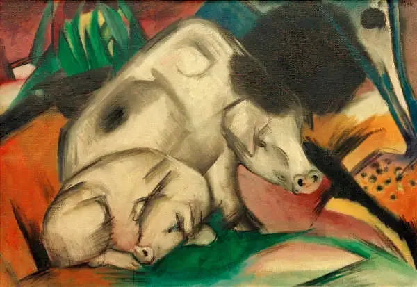 Porcos - Franz Marc