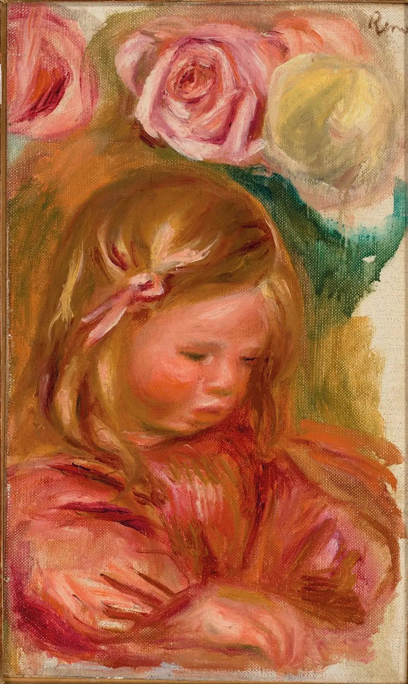 Coco nas rosas - Pierre-Auguste Renoir