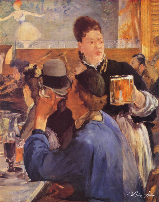 Coin de café-concert - Edouard Manet - Reproductions de tableaux et peintures haut de gamme