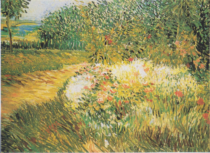 Canto do parque Voyer d'Argenson em Asnières - Vincent van Gogh