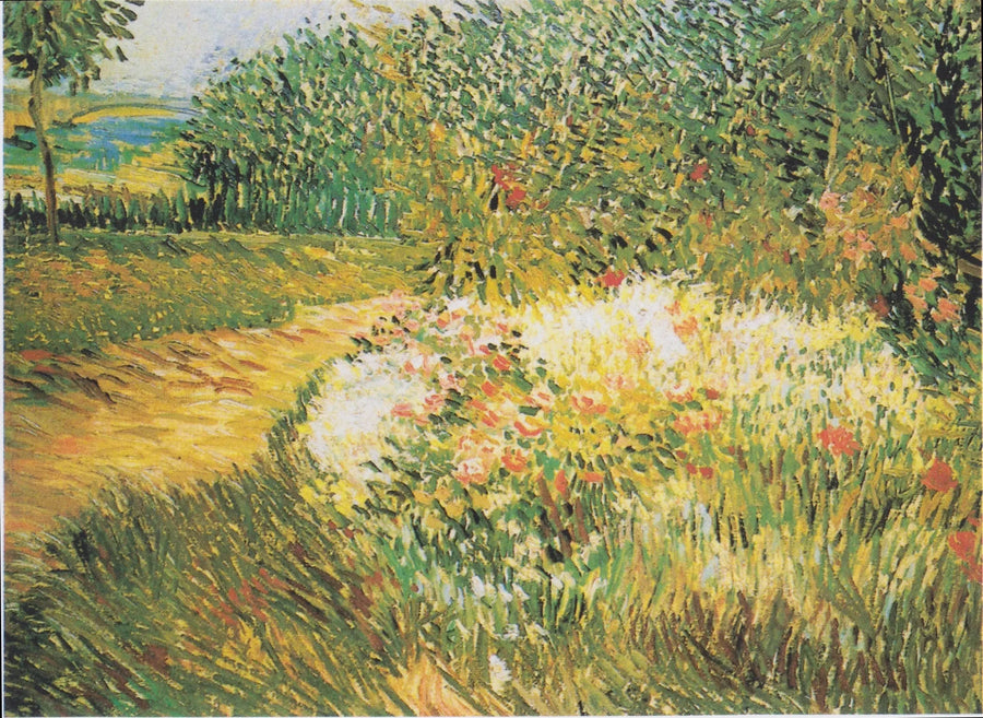Canto do parque Voyer d'Argenson em Asnières - Vincent van Gogh