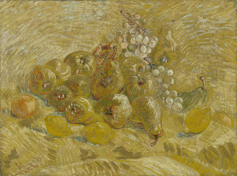 Maracujás, limões, peras e uvas - Vincent van Gogh