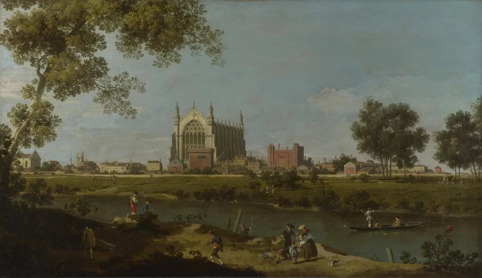 Collège d'Eton - Canaletto image 1 reproduction d’œuvre d’art à l’huile