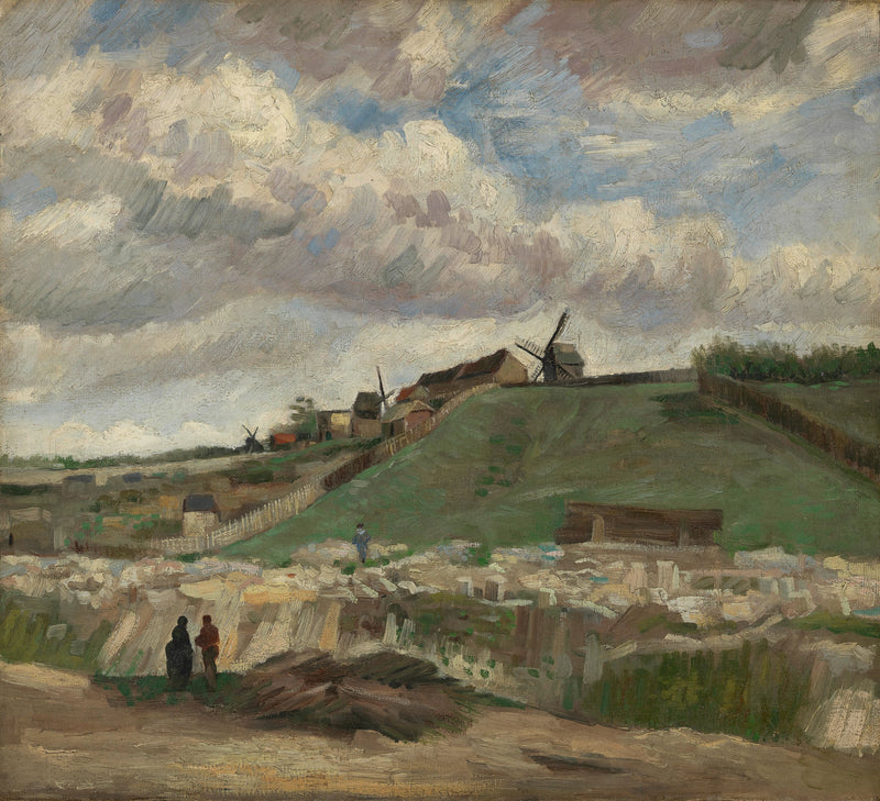 A colina de Montmartre com a pedreira - Vincent van Gogh
