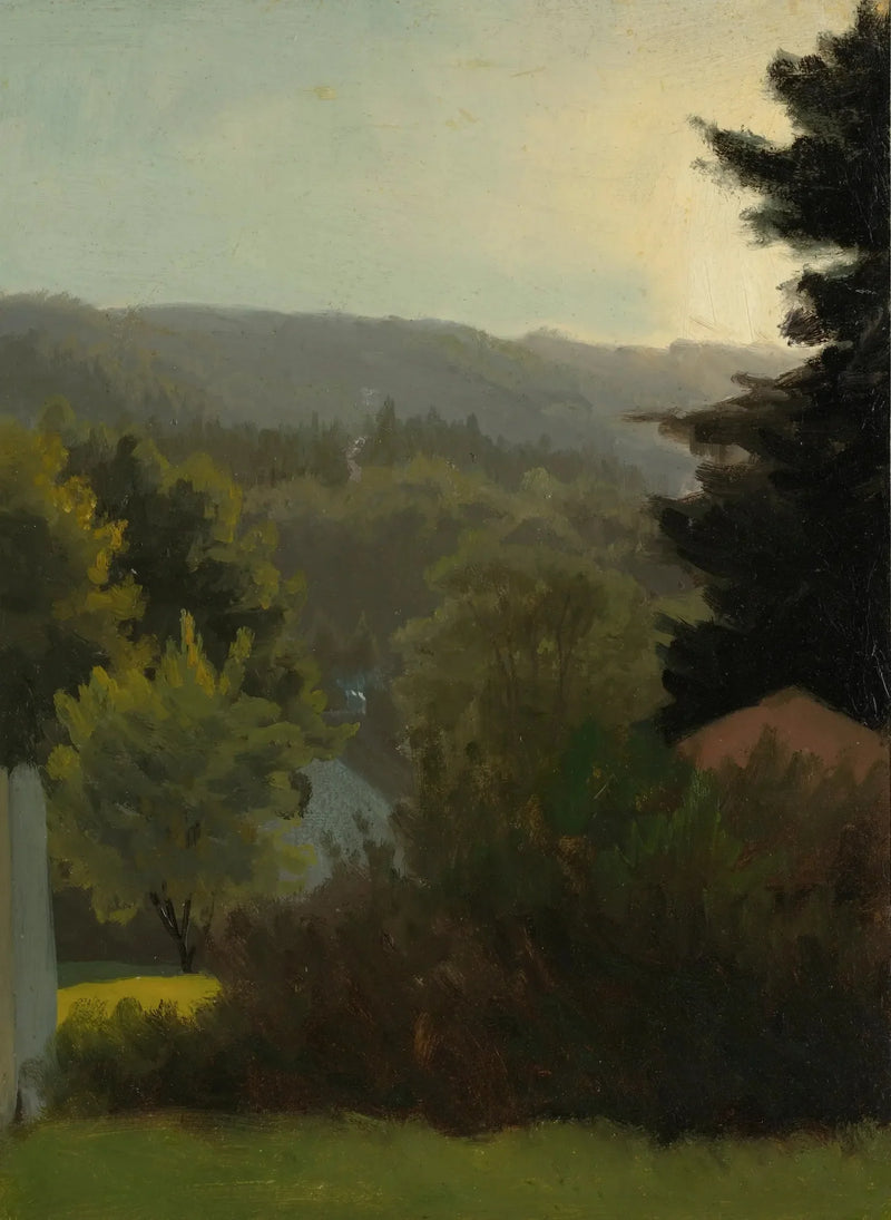 Colinas arborizadas - Albert Bierstadt