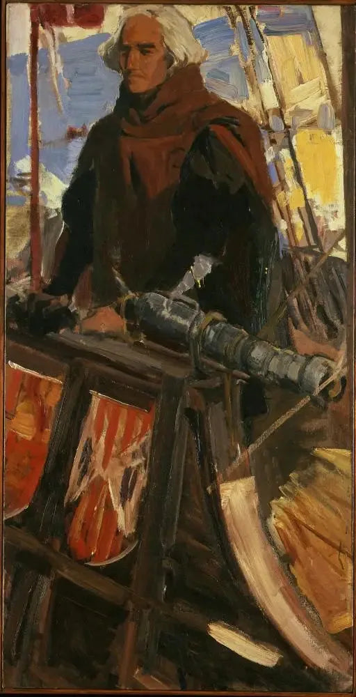 Colomb deixando Palos (No Gunwhale, com Falconet) - Joaquín Sorolla