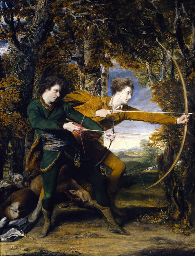 Coronel Acland e Lord Sydney: Os Arqueiros - Joshua Reynolds