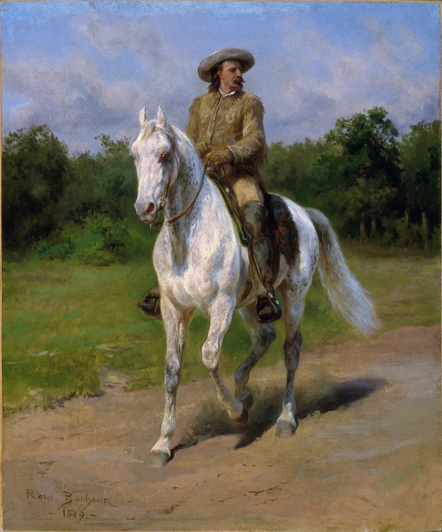 Colonel William F. Cody (Buffalo Bill) - Rosa Bonheur image 1 reproduction réalisée par Alpha Reproduction