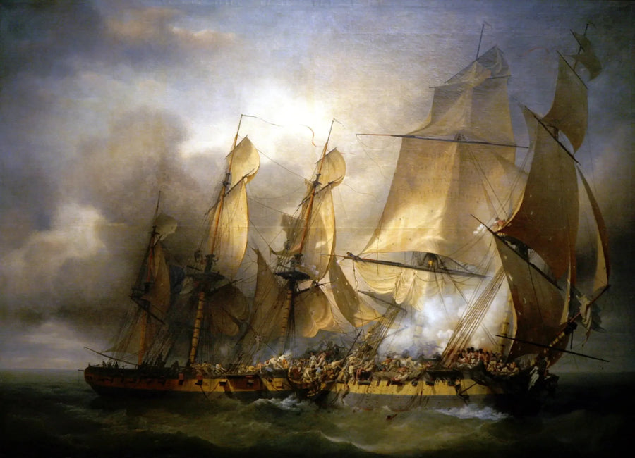 Combate de La Bayonnaise contra a Emboscada - Louis-Philippe Crépin