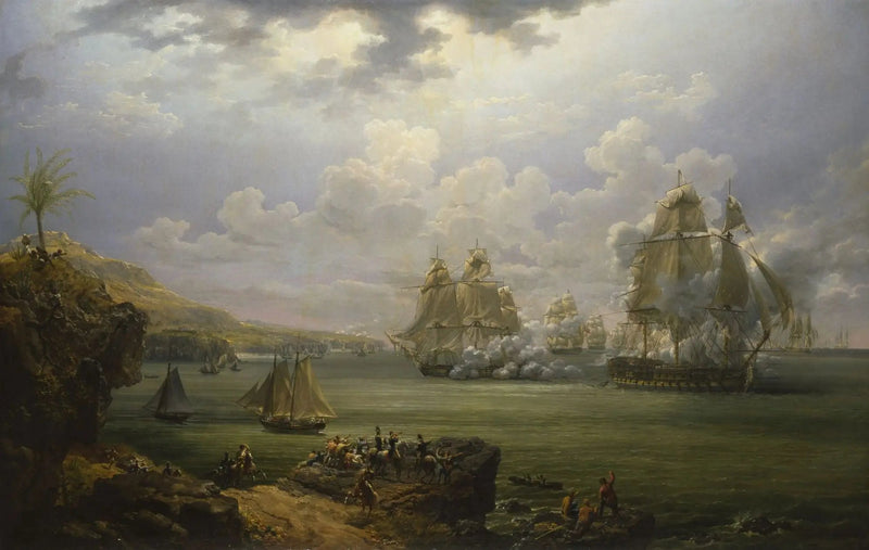 Combate da Perseguidora contra Hércules - Louis-Philippe Crépin