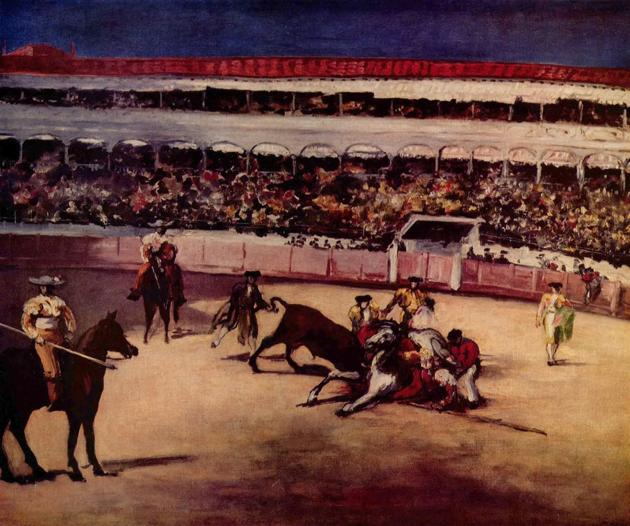 Luta de touros - Édouard Manet