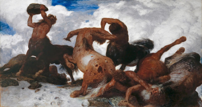 Batalha dos Centauros - Arnold Böcklin