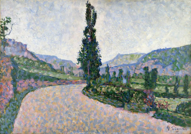 Comblat-le-Château. O Álamo - Paul Signac