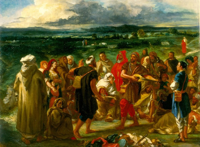 Comediantes ou bufões árabes - Eugène Delacroix