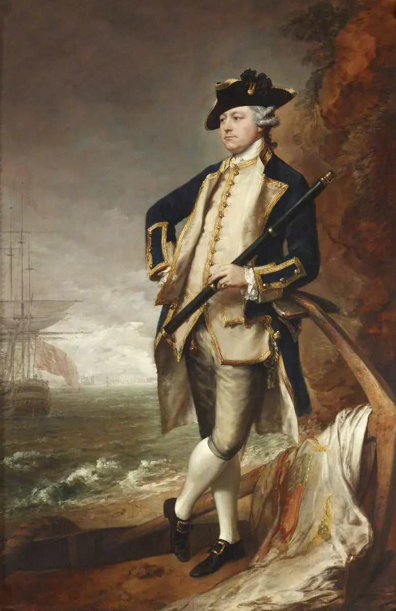 Commodore o honorável Augustus Hervey, mais tarde vice-almirante e 3º conde de Bristol (1724-1779) - Thomas Gainsborough
