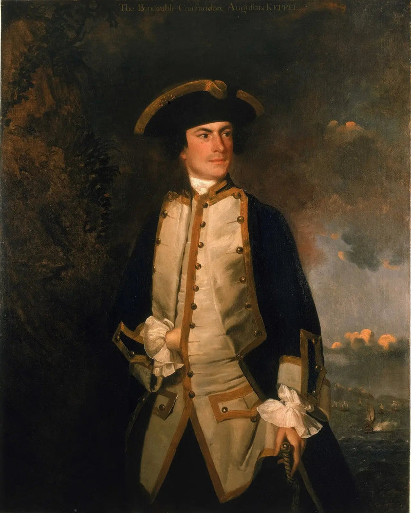 Commodore o honorável Augustus Keppel - Joshua Reynolds