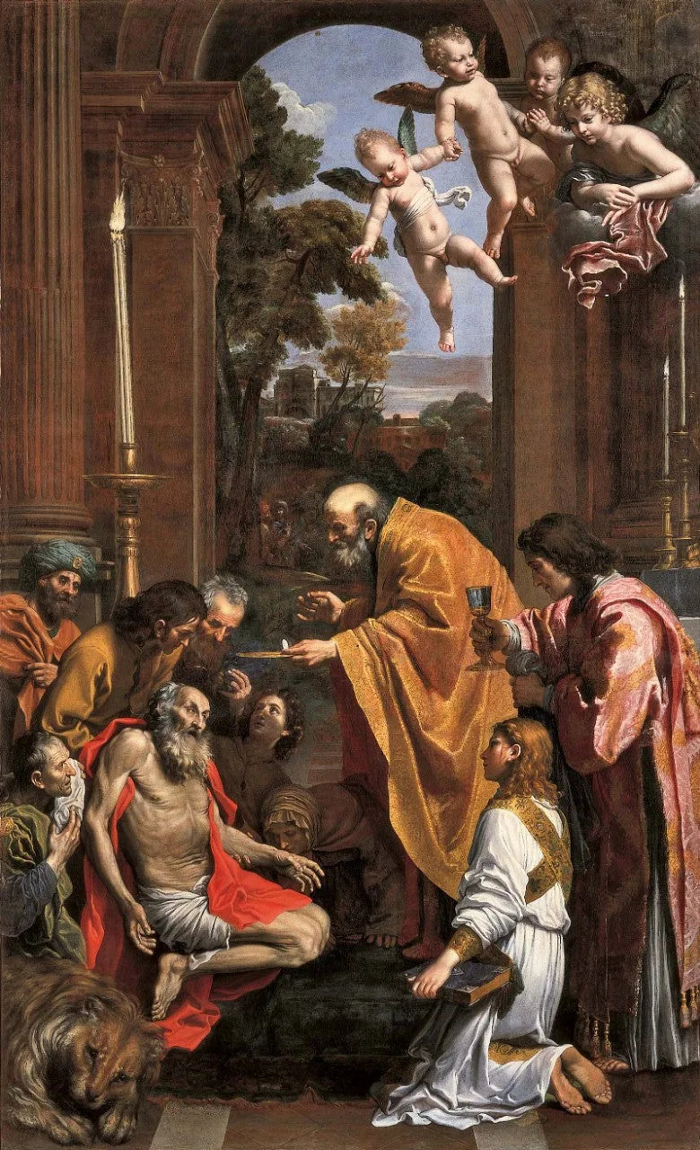 Comunhão de São Jerônimo - Domenichino