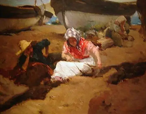 Compor a rede - Joaquín Sorolla