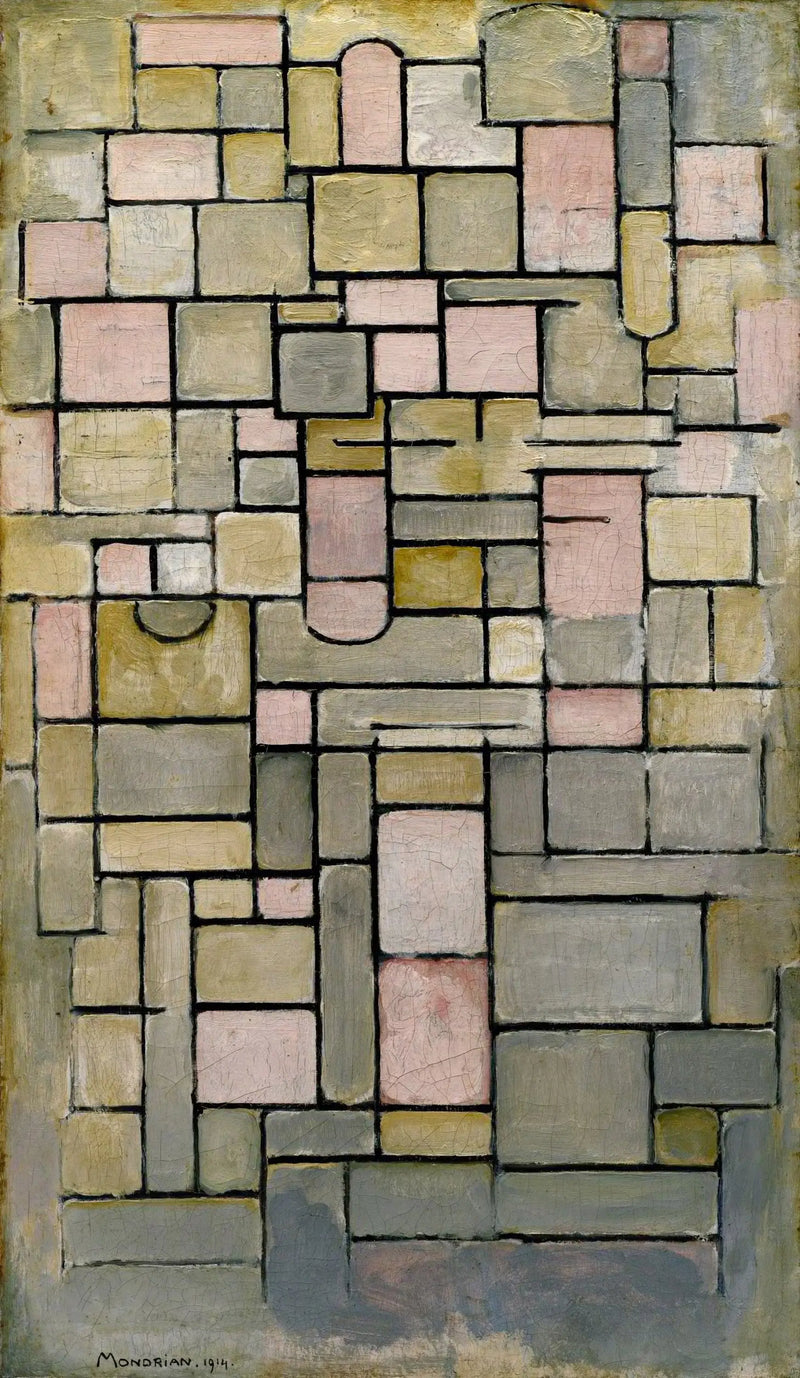 Composição 8 - Piet Mondrian