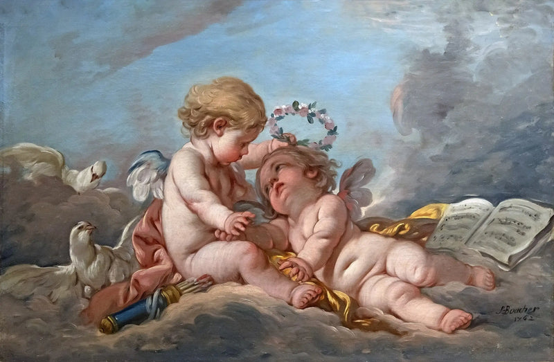 Composição com putti - François Boucher