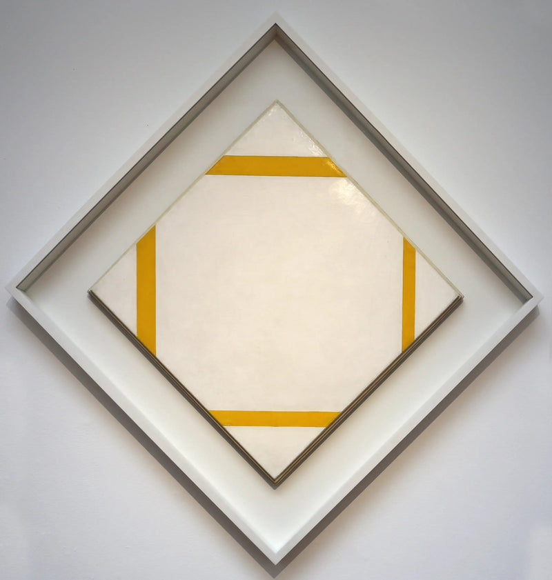 Composição com linhas amarelas - Piet Mondrian