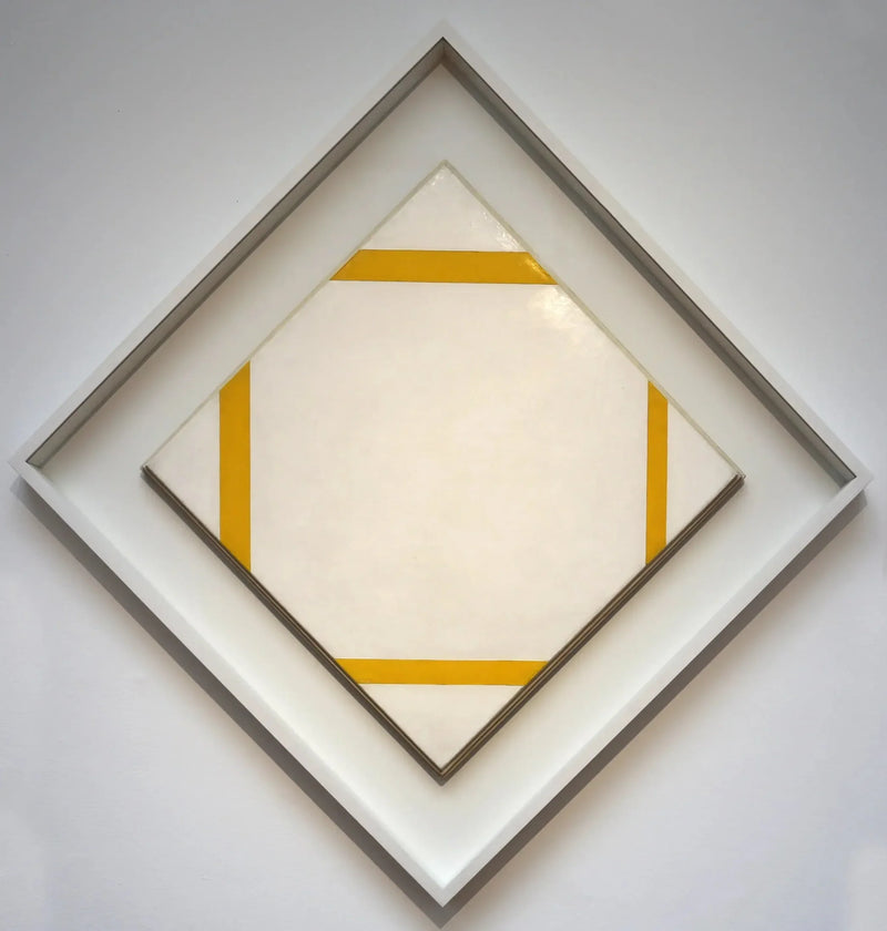 Composição com linhas amarelas - Piet Mondrian