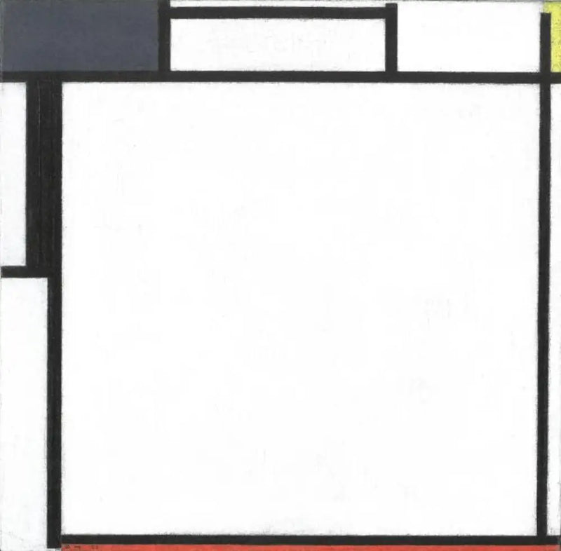 Composição com azul, amarelo, preto e vermelho - Piet Mondrian