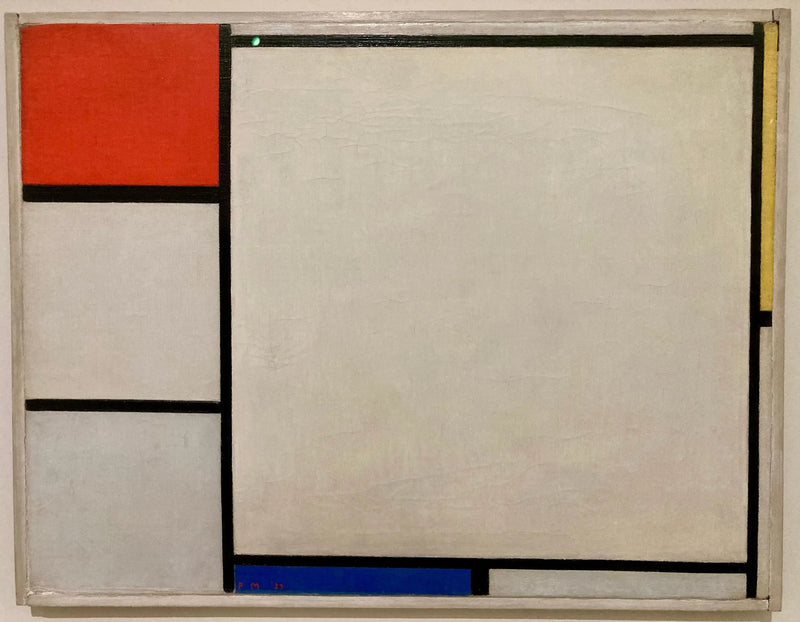 Composição com vermelho, amarelo e azul - Piet Mondrian