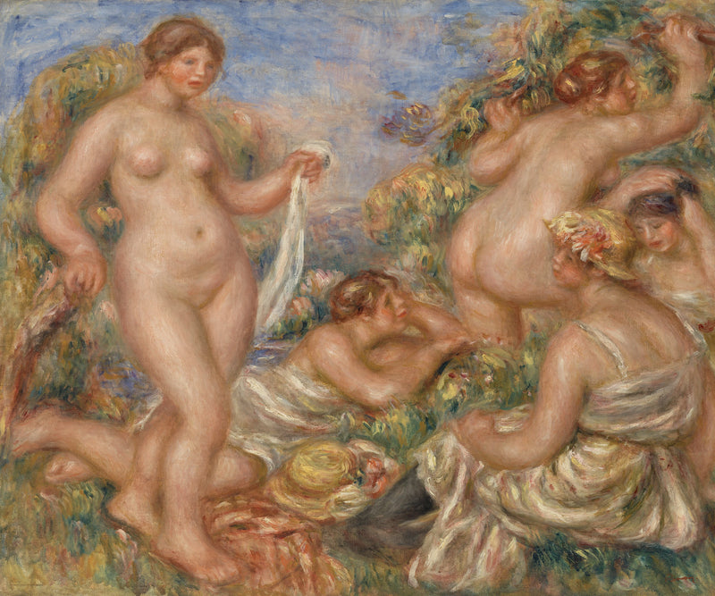 As banhistas - Pierre-Auguste Renoir
