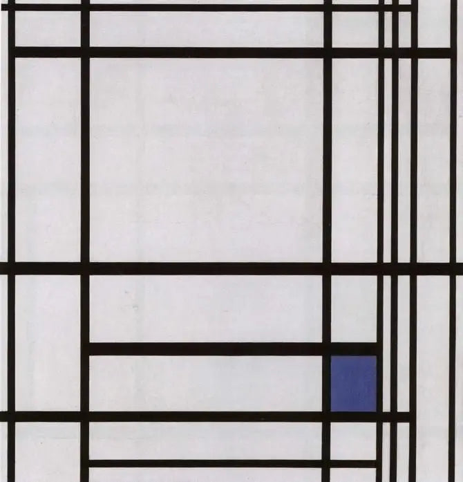 Composição de linhas e cores: III - Piet Mondrian