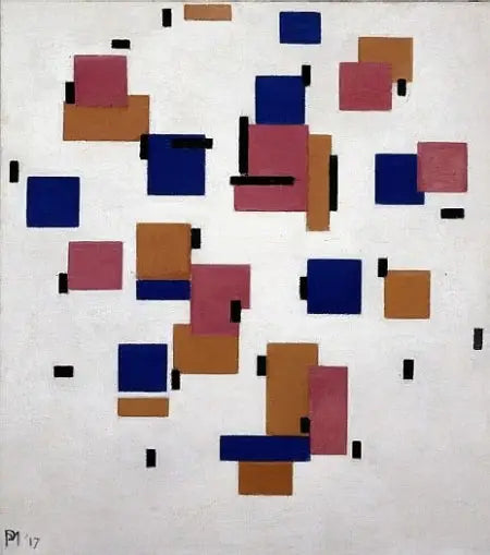 Composição em cores B - Piet Mondrian
