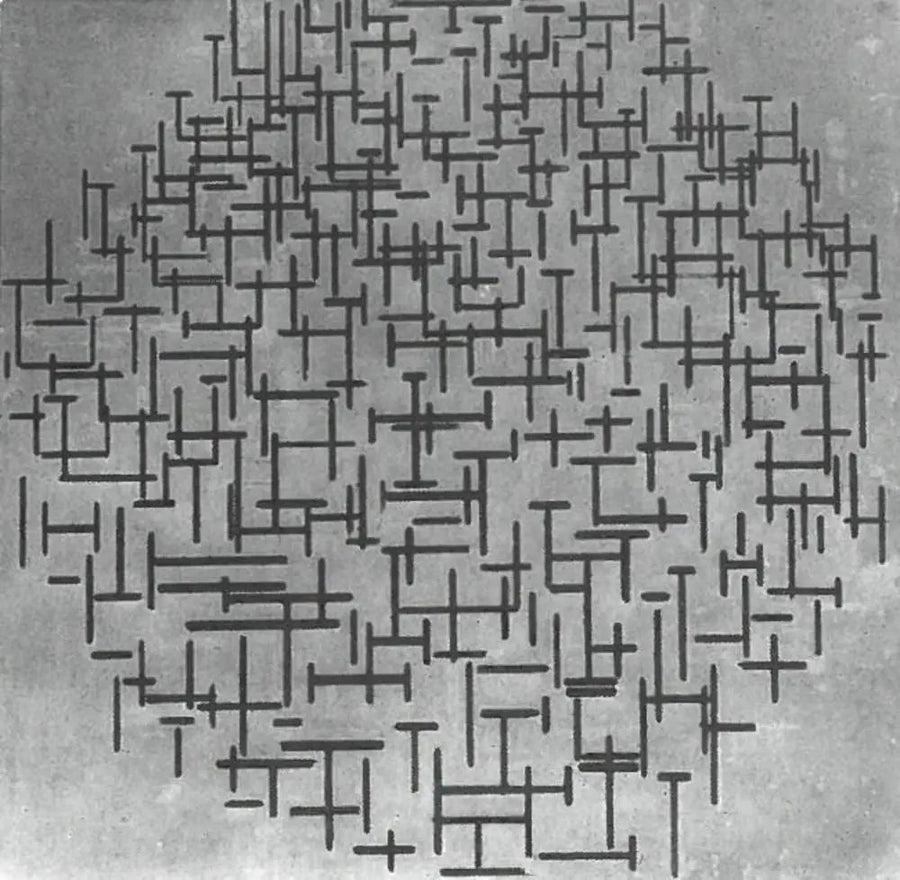 Composição em linha - Piet Mondrian