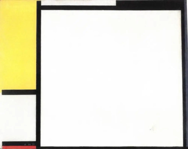 Composição em vermelho, amarelo e azul - Piet Mondrian