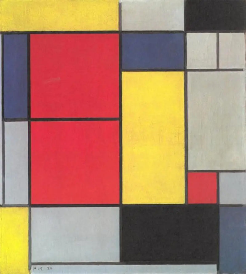 Composição II - Piet Mondrian