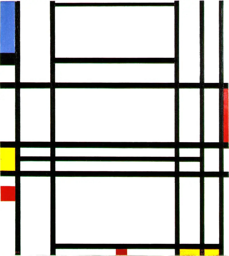 Composição n° 10 - Piet Mondrian