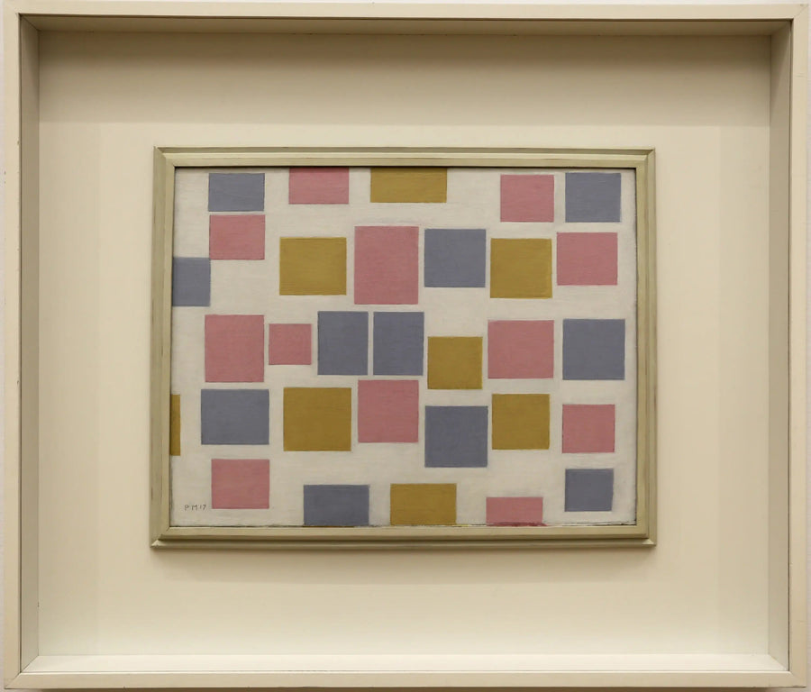 composição n° 3 com áreas de cores - Piet Mondrian