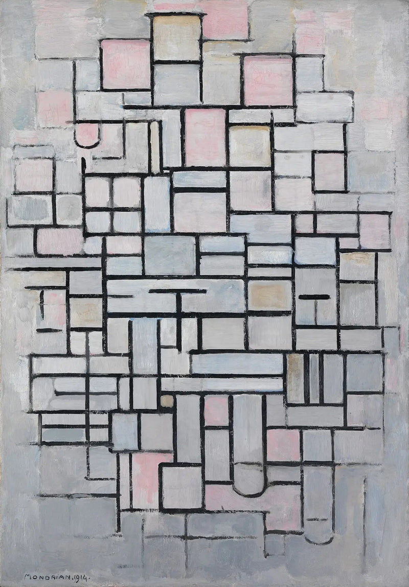 Composição n°IV - Piet Mondrian