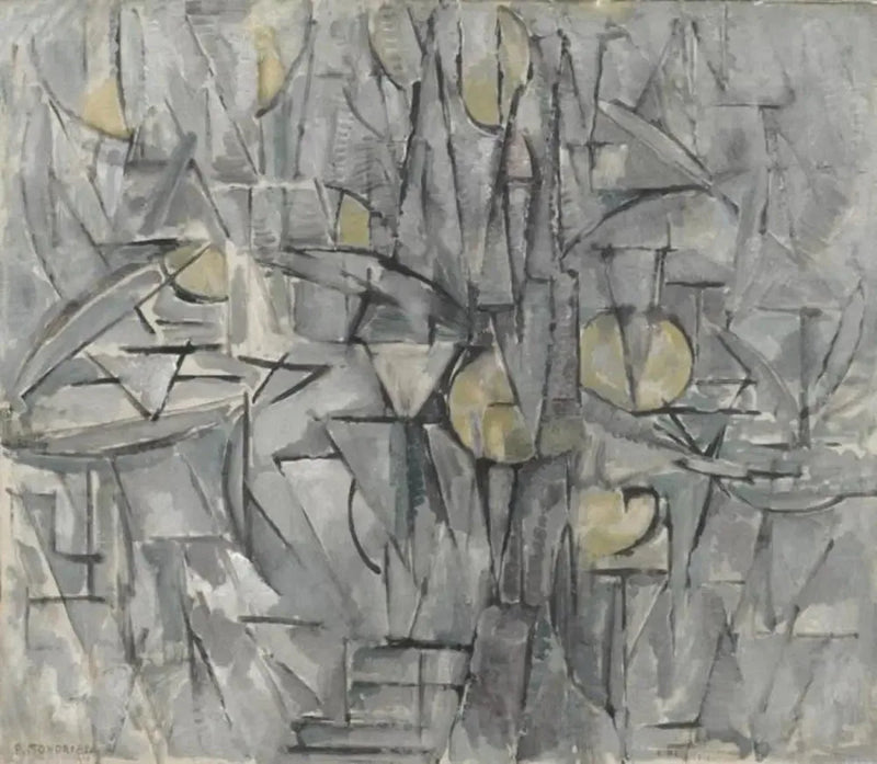 Composição n° X (autêntica) - Piet Mondrian