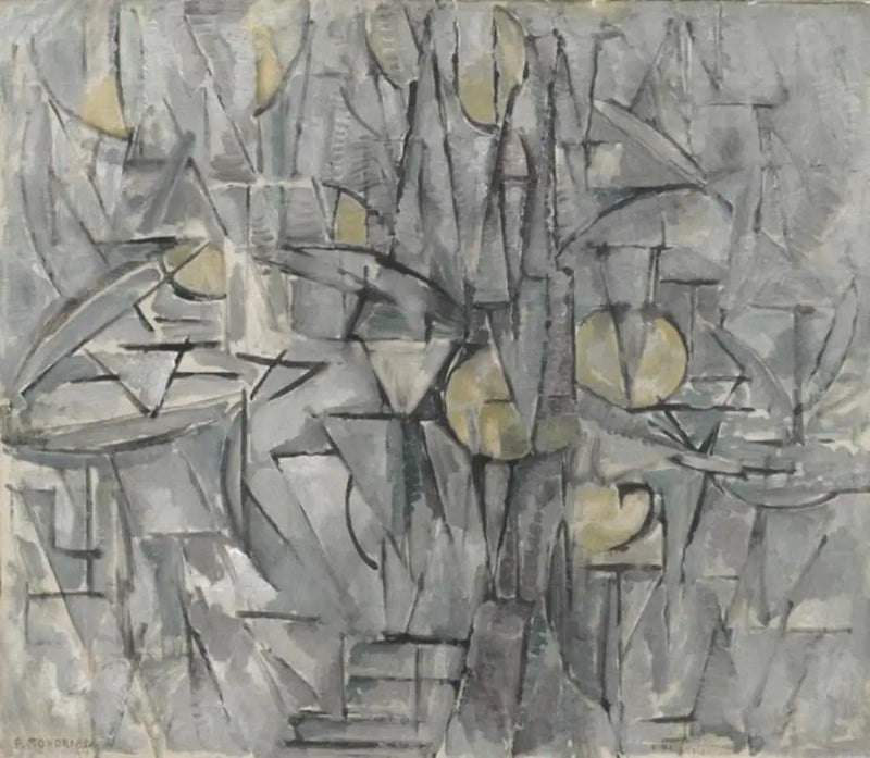 Composição n° X (autêntica) - Piet Mondrian