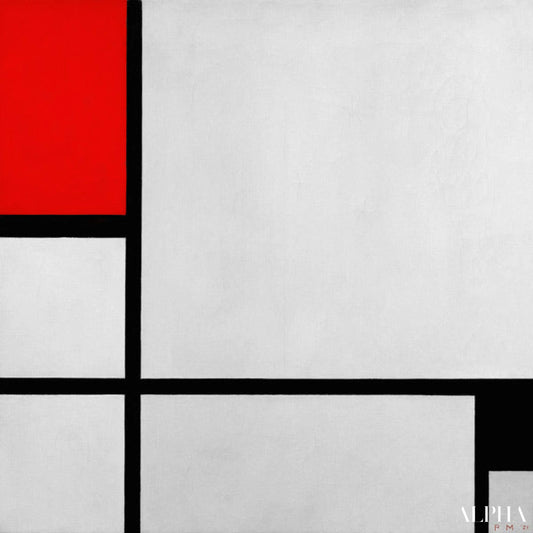 Composition rouge et noir - Mondrian - Reproductions de tableaux et peintures haut de gamme