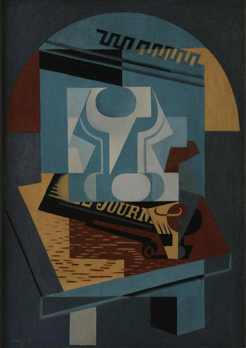 Compoteira e jornal - Juan Gris