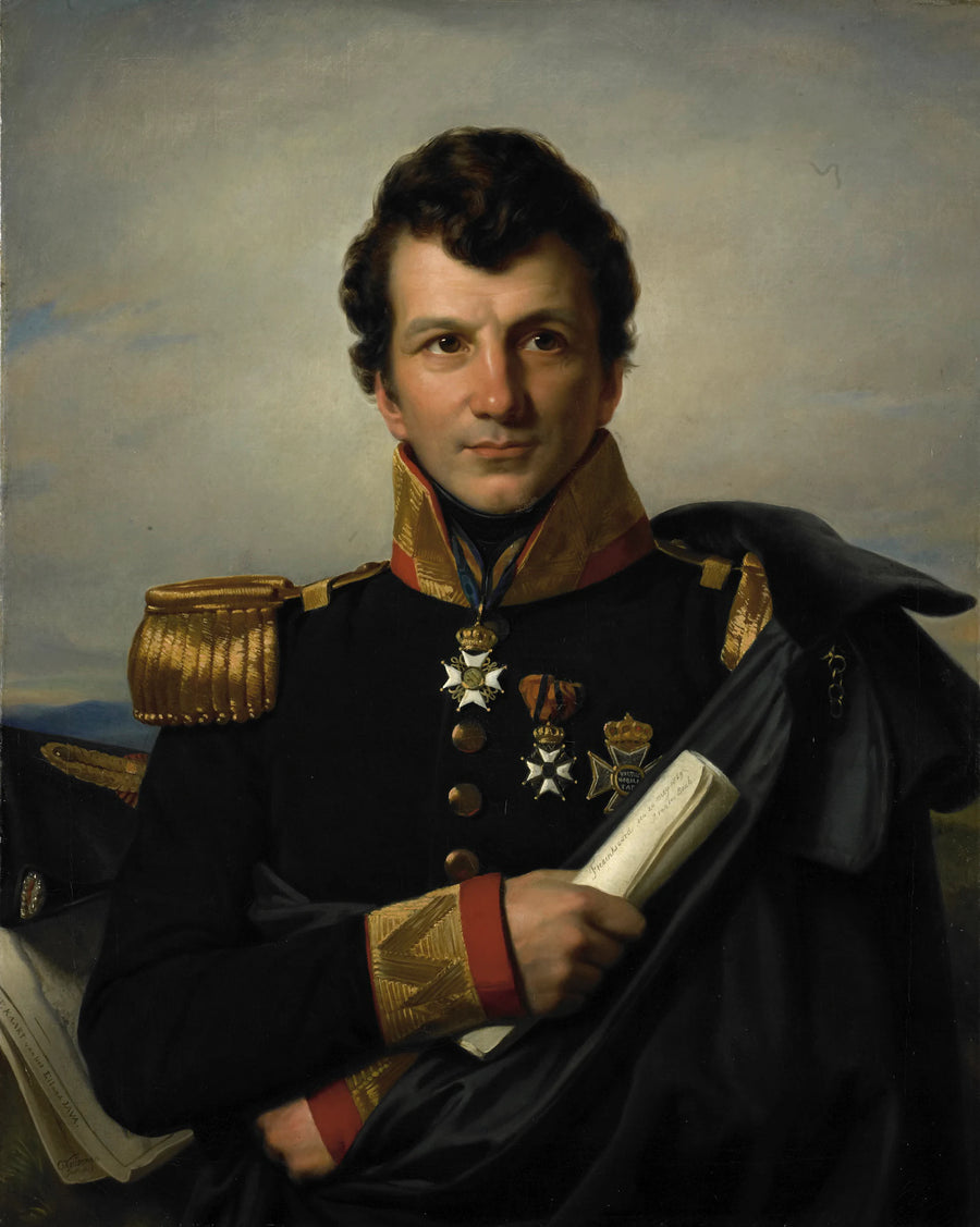 Comte Johannes van den Bosch (1780-1844). Gouverneur général des Indes néerlandaises, ministre des Colonies - Cornelis Kruseman