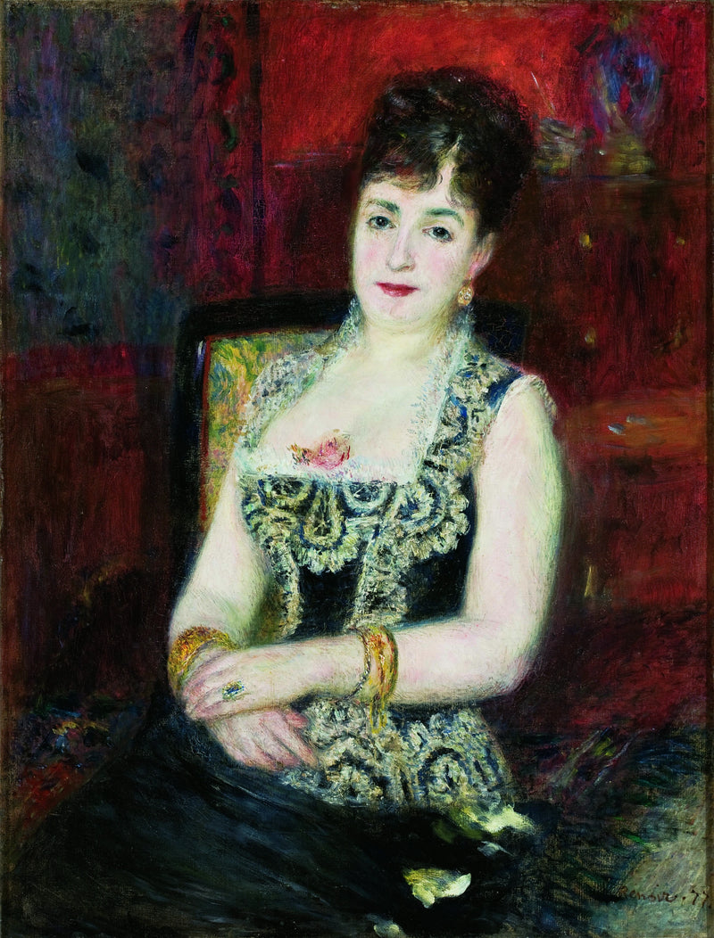 A Condessa de Pourtalès, nascida Mélanie de Bussière - Pierre-Auguste Renoir
